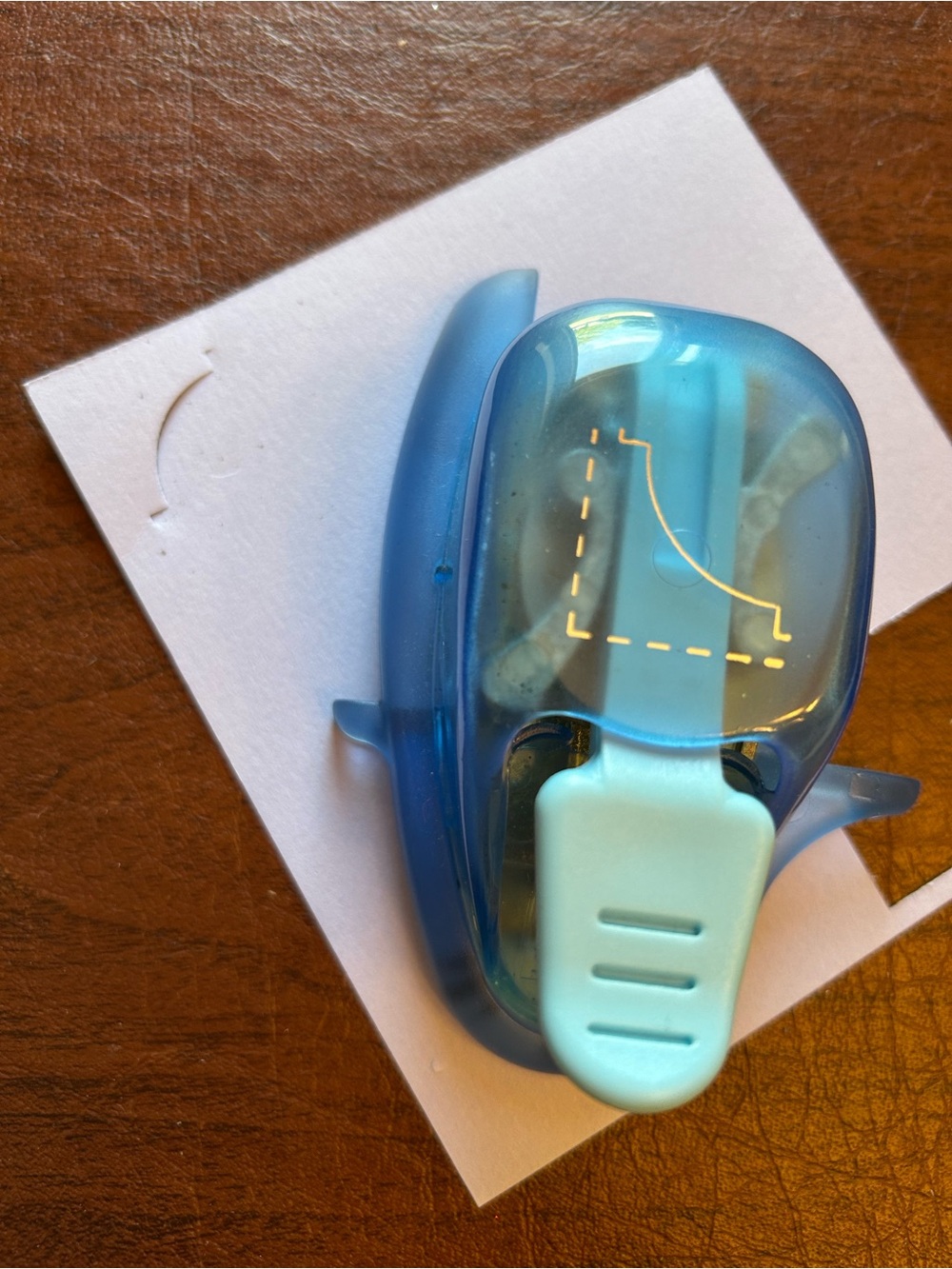 Blue Portable Corner Punch for Home Office & Crafts